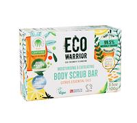 Eco Warrior Exfoliating Body Scrub Soap Bar, Citrus & Oatmeal, Vegan, 100g