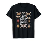 Eco Warrior Insects Quotes Save Insects Save Life T-Shirt
