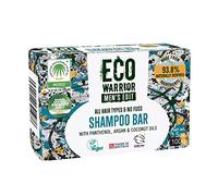 Eco Warrior Men’s Edit Shampoo Bar, 100g | Natural, Vegan, Cruelty Free, Eco Friendly | Cleansing and Moisturising Shampoos with Argan and Coconut Essential Oils | No SLS or Parabens | Mens Gift