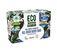 Eco Warrior Men's Edit All Over Body Soap Bar | Vegan, Natural, Cruelty-Free, Eco Friendly | Free from SLS or Parabens | Nourishing Mens Soap with Shea Butter and Essential Oils | Mens Gifts, 100g