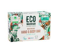 Eco Warrior Moisturising Body & Hand Soap Bar, Coconut Vanilla, Vegan, 100g
