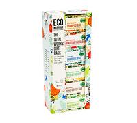 Eco Warrior Total Works Shampoo & Soap Gift Set, 6 Bars x 100g, Vegan