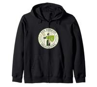 Eco Warrior Vegan Living - Plant Powered Vegan Zip Hoodie