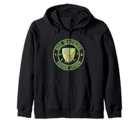 Eco Warrior Vegan Living - Plant Powered Vegan Zip Hoodie