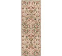 Eco-Washable Beige Rug Floral Design - 75X220 cm
