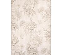 Eco-Washable British Garden Cream Rug - 160X230 cm
