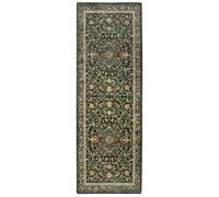 Eco-Washable Country Paisley Green Runner - 75 x 220cm