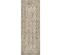 Eco-Washable Cream Rug Botanicals Design - 75X220 cm