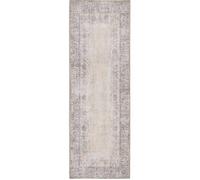 Eco-Washable Grey Rug Bordered Design - 75X220 cm
