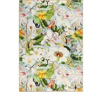 Eco-Washable Multicolour Rug Floral Design - 185X275 cm