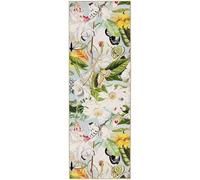 Eco-Washable Multicolour Rug Floral Design - 75X220 cm