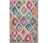 Eco-Washable Multicolour Rug Moroccan Design - 185X275 cm