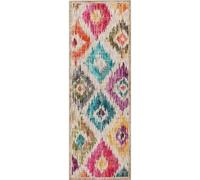 Eco-Washable Multicolour Rug Moroccan Design - 75X220 cm
