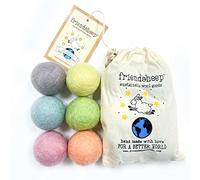 Eco Wool Pet Toy Ball - Cat, Ferret, Small Dog - Fair Trade, Handmade in Nepal, Eco-Friendly - 100% Wool, 6-Pack (Balls x6, Pixie Dust)