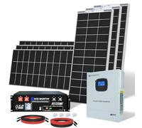 ECO-WORTHY 1200W 48V Solar Power System Battery Kit for Home Energy Storage