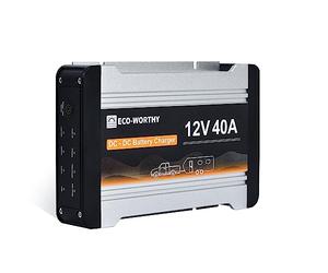 ECO-WORTHY 12V 40A DC-DC Charging Amplifier For LiFePO4 Battery, Charging Gel Amplifier For RV Caravans