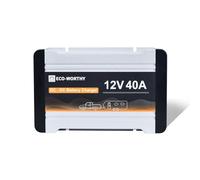 ECO-WORTHY 12V 40A DC to DC Battery Charger with MPPT On-Board Solar Battery Charger Lithium LiFePO4 Battery Gel AGM, Multi-Stage Charging for Solar Panel Alternator in RVs Trailer