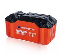 ECO-WORTHY 20Ah LiFePO4 Battery 12V Lithium Battery, 4000+ Deep Cycles, BMS Protection, Compact and Lightweight Design with DC Adapter for Camping, Fishing, RVing and Other Outdoor Uses