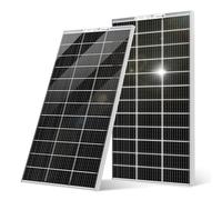 ECO-WORTHY 240W Solar Panel Bifacial 2pcs 120 Watt 12 Volt Monocrystalline Generation Module Off Grid PV Power Charger for Caravan Campervan RV Shed Farm Motorhome
