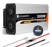 ECO-WORTHY 3000W Pure Sine Wave Inverter 24V DC to 230V AC Solar Power Inverter with Remote Controller for Home RV Motorhome Campervan Off Grid Solar System