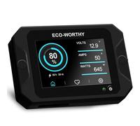 ECO-WORTHY 300A Battery Monitor with Hall Sensor,9-80V Battery Montior for Li-ion/LiFePO4/AGM/Gel Battery in Solar System/Cart/RV