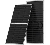 ECO-WORTHY 400W Bifacial Solar Panel 2x195W N-Type 18BB Caravan Motorhome