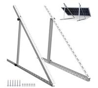 ECO-WORTHY 45-inch (114 cm) Adjustable Solar Panel Tilt Mounting Bracket with Foldable Tilt Legs,Support 100-400 Watt Solar Panel for Boats, RVs, Rooftops, Off-Grid Systems