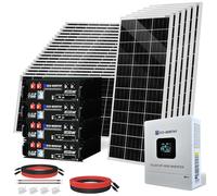 ECO-WORTHY 4700W 48V Solar Power System Off-Grid Rack Battery Home,Workshop