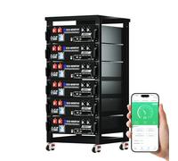 ECO-WORTHY 48V 600Ah LiFePO4 Battery,30.72kWh Server Rack Battery (Version 4) with Bluetooth,6 Pack Solar Battery Kit Off-Grid Energy (Purchase and Get Free Rack)