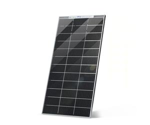 ECO-WORTHY Bifacial 195 Watt 12 Volt Solar Panel 12BB Monocrystalline Double-Sided Power Generation High Efficiency PV Solar Panel for Motorhome, Vans, Campervan, Caravan, Boat, Home Off Grid