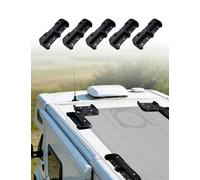 ECO-WORTHY Solar Panel Mount with Hanging Cooling Construction, Quick Installation, Compatible with Flexible and Glass Modules Under 200 W, Suitable for Camping, Motorhome, Flat Roof and Boat