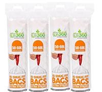 Eco360 Bin Liners 50-60L White