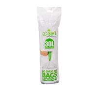 Eco360 Extra Strong Kitchen Drawstring Bin Liners 30L 20Pk One Colour (One Size)