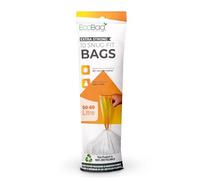 Eco Bag ECO 360 Extra Strong Kitchen Drawstring Bin Liners, 50- 10 Pack in White, Size 60 Litres | Charlies