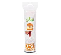 Eco360 Extra Strong Kitchen Drawstring Bin Liners 60L 10Pk One Colour (One Size)