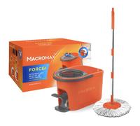 Eco360 Macromax Force Spin Mop & Bucket Set With Pedal 360 Microfibre Cleaning System