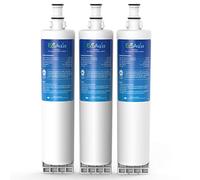 EcoAqua EFF-6002A Fridge Water Refrigerator Filter Compatible with Whirlpool 4396508, SBS002; Hotpoint 46195027119, 481248088024, MSZ7 / MSZ8 Series, 4392857, 4392922, MSZ822DFHA, MSZ902DFHA, MSZ926DFHA(3)
