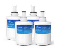 EcoAqua EFF-6011A Water Refrigerator Filter Compatible with Samsung DA29-00003G, HAFCU1/XAA, HAFIN2/EXP, DA97-06317A, DA29-00003A, DA29-00003B, APP100/1, DA61-00159, SGF-DSB20, WSS-1 (4)