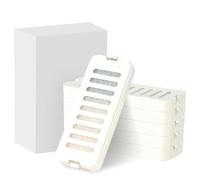 Ecoastal Activated Carbon Filters - Fresh Clean Water for Drinking Bowl, Replacement Filters for Cat Water Dispenser - 6 Pieces