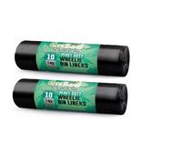 Ecobag 10 Fit For Purpose Wheelie Bin Liners 240L Pack Of 2 (20 Bags)