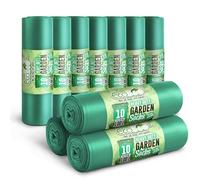 EcoBag - 100 Pack Extra Strong Heavy Duty Garden Sacks - 100L - 30 Microns - Recyclable, Leak Resistant & Eco-Friendly, Durable Garden Waste Disposal Bags for Household & Commercial Use (736x990mm)