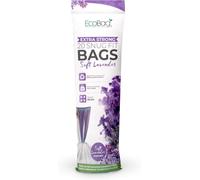 EcoBag - 40 Pack Lavender Scented Kitchen Drawstring Bin Liner - 30L - 25 Microns - Heavy Duty, Extra Strong, Brabantia Compatible, Tear Resistant, Odor Control (465 x 750mm)