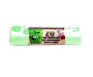 ECOBAG 7L COMPOSTABLE KITCHEN CADDY LINER 20 BAGS