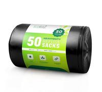 EcoBag - Extra Strong Heavy Duty Refuse Sacks - Recyclable Bin Bags, Leak Resistant, Eco-Friendly, Durable Waste Disposal Bags for Household & Commercial Use
