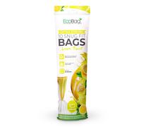 ECOBAG NOT ALL BAGS ARE EQUAL 10 Pack Lemon Scented Drawstring Bin Liner 60L 28 Microns(465 x 750mm) in White ECOBAG NOT ALL BAGS ARE EQUAL White