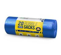 ECOBAG NOT ALL BAGS ARE EQUAL 20 Pack Blue Rubble Bags 40L / 100 Microns Bin Bags(508 x 762mm) ECOBAG NOT ALL BAGS ARE EQUAL Blue