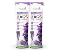 ECOBAG NOT ALL BAGS ARE EQUAL 20 Pack Kitchen Drawstring Bin Liner - 60L - 28 Microns(465 x 750mm) in White ECOBAG NOT ALL BAGS ARE EQUAL White