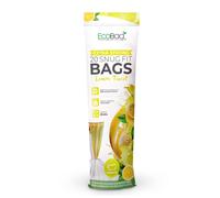 ECOBAG NOT ALL BAGS ARE EQUAL 20 Pack Lemon Scented Bin Liner - 20L - 24 Microns(420 x 760mm) in Yellow ECOBAG NOT ALL BAGS ARE EQUAL Yellow