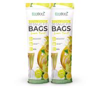 ECOBAG NOT ALL BAGS ARE EQUAL Lemon Scented Drawstring Bin Liners 20 Litre, 40 Pack, White ECOBAG NOT ALL BAGS ARE EQUAL White
