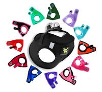 EcoBark Step in Dog Harness - Eco-Friendly Teacup Dog Harnesses for XXS, XS, and Small Dogs - Reflective and Adjustable Mini Body Halter Vest -Tiny Soft Mesh Toy Breed Harness (XXXS, Black)